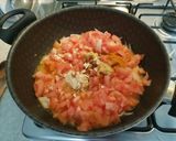 A picture of step 3 of Indian Food - Chana Masala.