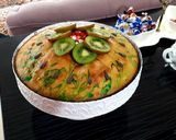 عکس مرحله 1 از دستور کیک وانیلی با تِم سبز😉