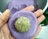 Foto langkah ke 3 dari resep Kue ku ubi ungu.