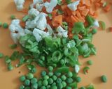 A picture of step 1 of Mix veg noodles.