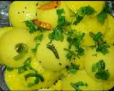 A picture of step 5 of Idli Dhokla.