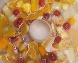 Foto langkah ke 4 dari resep Puding Buah Ulang Tahun Mudah dan Lezat!.