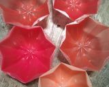Foto langkah ke 4 dari resep Bolu sakura no telur no mixer.