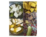 A picture of step 4 of Veg meals - Andhra style.