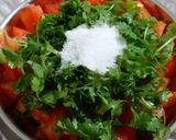 A picture of step 4 of Soya Chunks Curry.