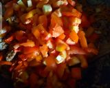 A picture of step 2 of Bolognese sauce.