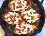 A picture of step 4 of Chicken Bacon Ranch.