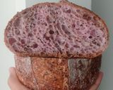Foto langkah ke 25 dari resep Purple Sweet Potato Tri-Colour Quinoa Sourdough Bread (Oven Tangkring).