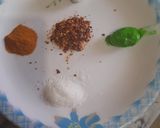 A picture of step 1 of 5 Ingredient Green Fried Chops.