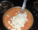 A picture of step 4 of Pizza sauce with paneer(jain).