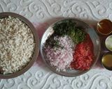 A picture of step 1 of Bhel Puri.