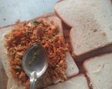 A picture of step 3 of Jugadu Chavana Sandwich.