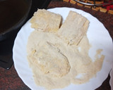 Foto del paso 6 de la receta: Crema de acelgas / Pencas de acelgas fritas con jamón y queso