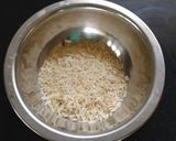 A picture of step 1 of Rice Kheer.