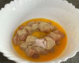 A picture of step 2 of Sweet and Spicy Orange Chicken.
