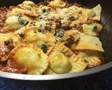 Foto del paso 4 de la receta: Sorrentinos de pollo rúcula