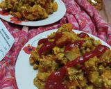 Foto del paso 2 de la receta: Revuelto vegano de papas y boniatos con tofu (🌱)