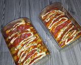 Foto langkah ke 7 dari resep Roti Sisir Asin (isian daging asap dan keju slice).