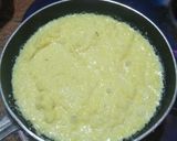 A picture of step 4 of Kesari Sama Rice halwa.