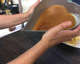 Foto del paso 2 de la receta: Torta invertida de manzana y duraznos en almíbar