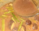 A picture of step 1 of South Indian cuisine platter(dosa,sambar,chutney,potato veggie).