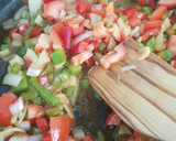 Foto del paso 5 de la receta: Arroz meloso con pavo y langostinos