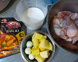 Foto langkah ke 1 dari resep Gulai Ayam Kampung.