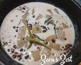 A picture of step 4 of Olan - Kerala White Pumpkin Stew.