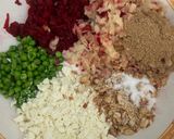 A picture of step 2 of Soft Melt in mouth Beetroot Paneer Kebabs.