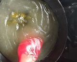 A picture of step 2 of Corn flour halwa.