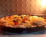 عکس مرحله 4 از دستور پیتزا دختر پز با خمیر جادویی👧🍕