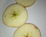 A picture of step 1 of Apple rings.