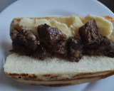 Foto del paso 5 de la receta: Sánduche🥯de carne,🍖queso🧀y plátano🥙maduro🌮