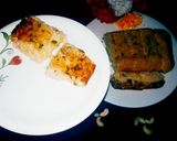 A picture of step 12 of Chhena Poda.