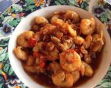 Foto langkah ke 5 dari resep Udang Saos Tiram.
