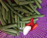 Foto langkah ke 1 dari resep Buncis Telor Asin.