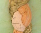 A picture of step 5 of Tri-colour Braided Bread.