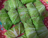 Foto langkah ke 2 dari resep Sawi Gulung isi Daging.
