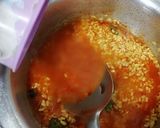 A picture of step 2 of Moong daal fry.