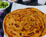 प्लेन लच्छा पराठें (plain lachha paratha recipe in Hindi) रेसिपी चरण 6 फोटो