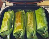 Foto langkah ke 6 dari resep Nasi Bakar Jamur Teri Kemangi.