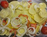 Foto del paso 3 de la receta Salmón al horno con base de patatas