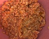 Foto del paso 3 de la receta: Bombas de ternera, calabaza y queso con avena (en freidora de aire)