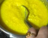 A picture of step 3 of Sindhi Style: 'Lal Math' or 'Lal Saag Dal'.
