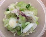A picture of step 3 of Chowmein.