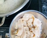 A picture of step 3 of Fettuccine Pasta.