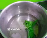 Hình bước làm 1 của món Chè khúc bạch trái cây