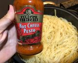Hình bước làm 1 của món Spaghetti Sốt Pesto Cay và Ức Gà Áp Chảo