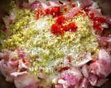 A picture of step 2 of Bún Mắm.