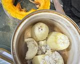 Foto langkah ke 1 dari resep Bubur Singkong Labu Kuning.